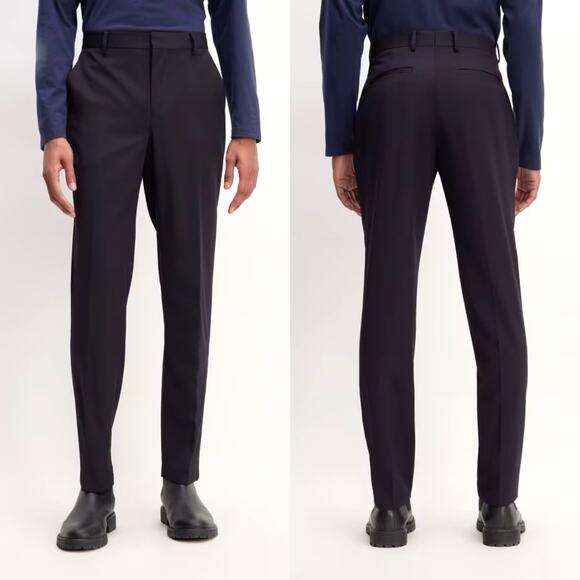 New Everlane The Italian Wool Pants Navy Blue Men's 31X30 NWT Pockets - Picture 1 of 10